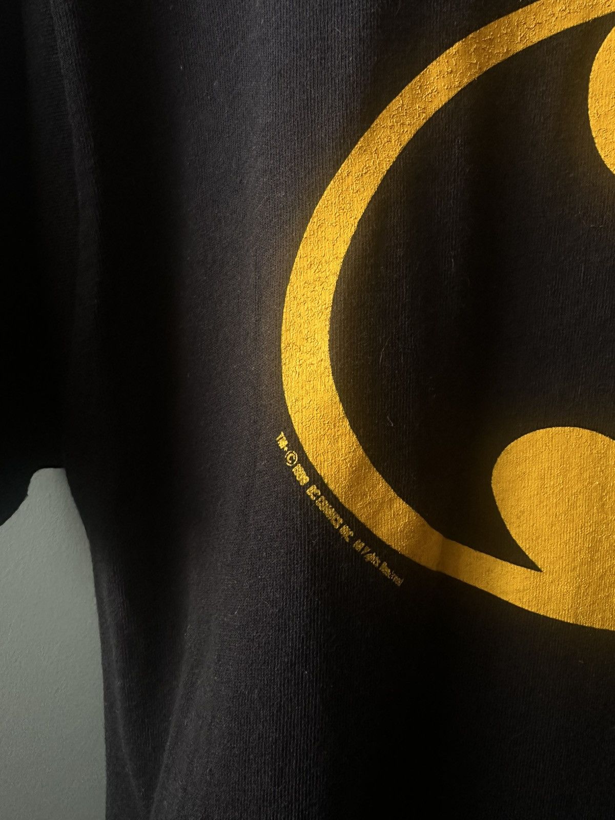 Fruit Of The Loom Batman Logo DC Comics Warner Graphic Tee 90s 80s Size US XL / EU 56 / 4 - 4 Thumbnail