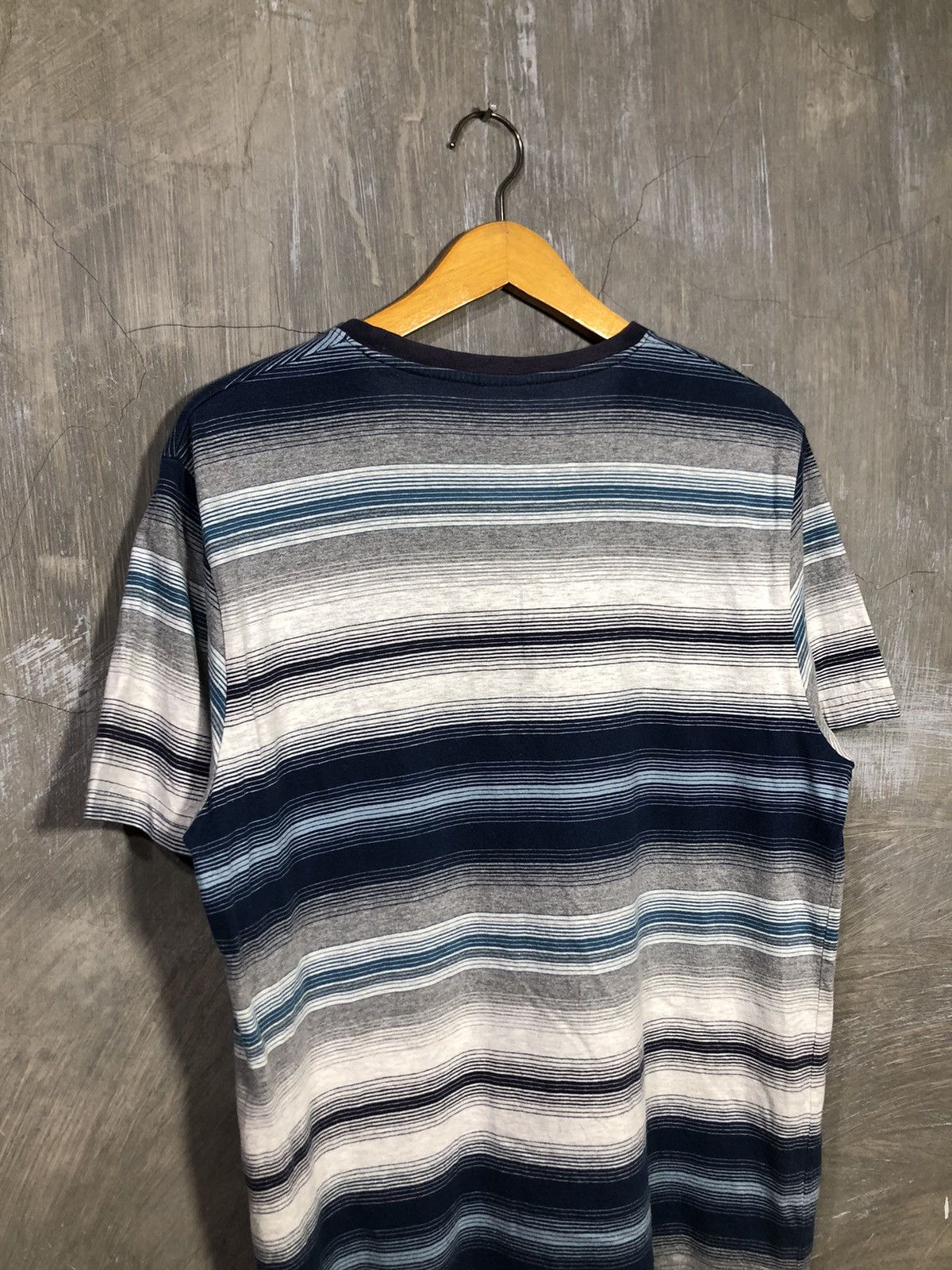Hang Ten × Japanese Brand Vintage Hangten Stripe Pocket T-shirt Size US L / EU 52-54 / 3 - 8 Thumbnail