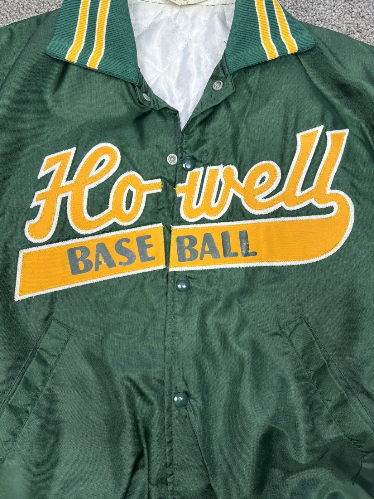 Vintage Vintage 80s Chalk Line Local Baseball Satin Spellout Jacket Size US M / EU 48-50 / 2 - 8 Thumbnail