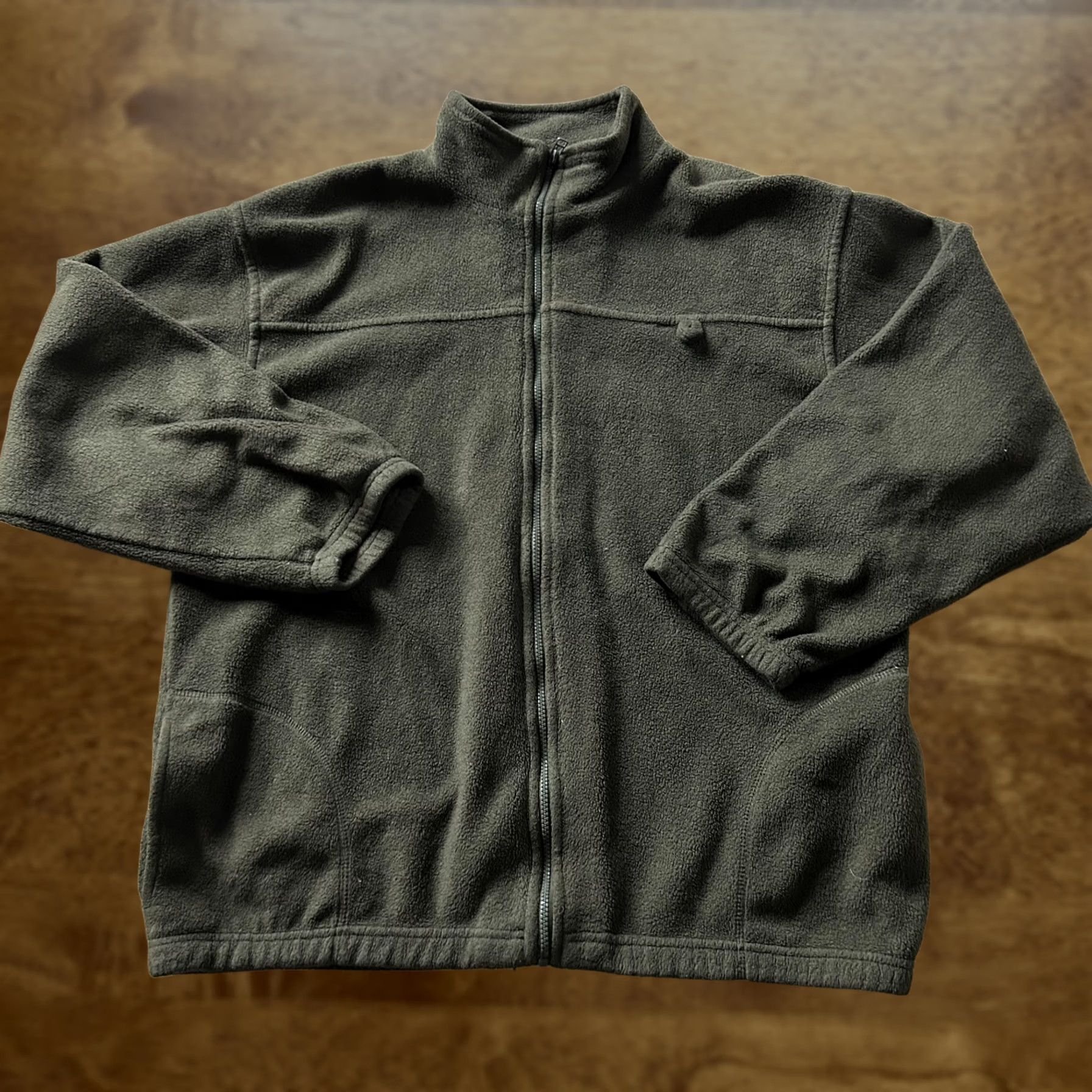 Vintage Roundy Ridge Jacket Mens XL Green Fleece Full Zip Outdoor Casual Warm Hiking Outdoorwear Jacket Mens XL Green Fleece Zip Pockets Size US XL / EU 56 / 4 - 1 Thumbnail