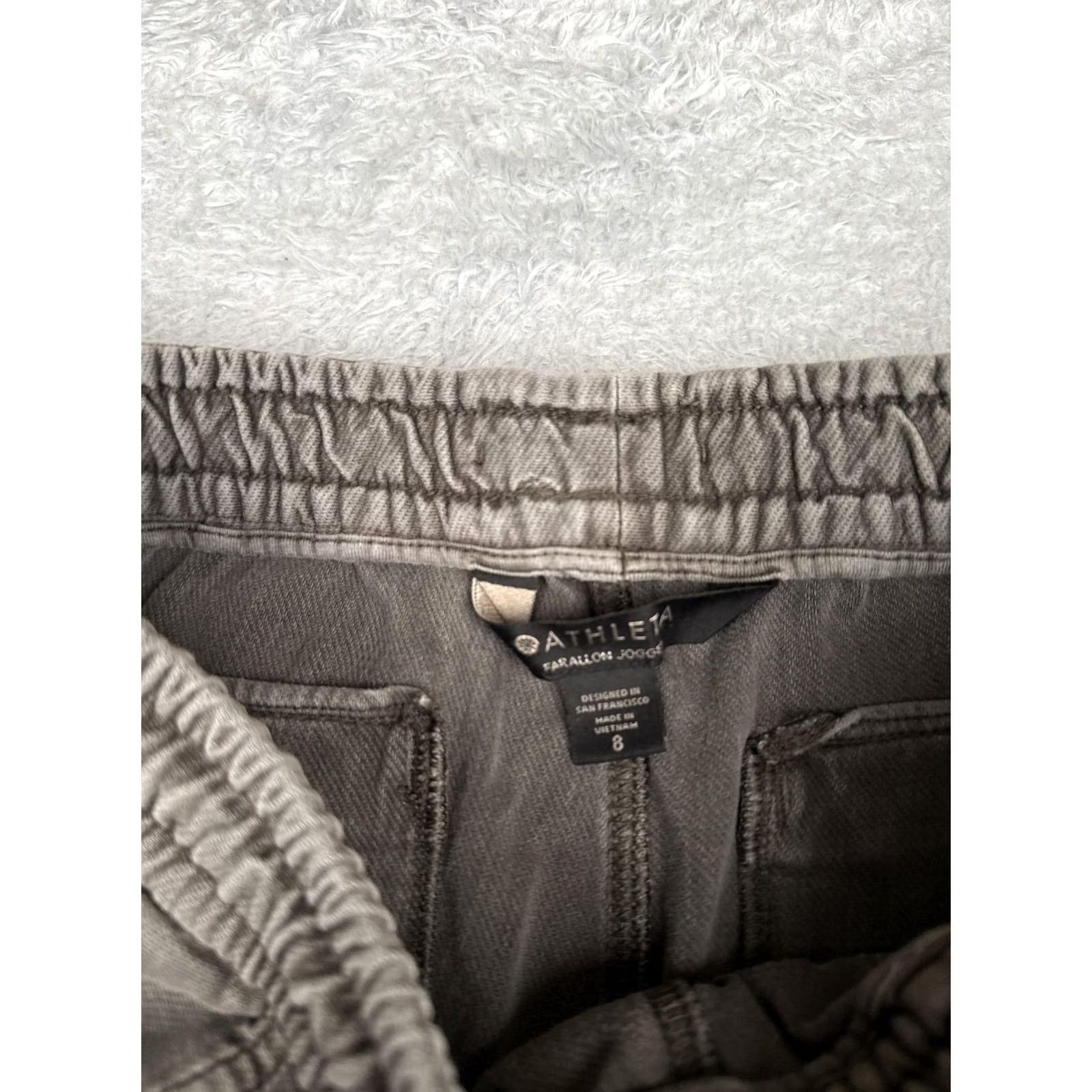 Athleta Athleta Farallon Jogger Pants Womens 8 Brown Twill Elastic Waist Pockets Casual Travel Size 30" / US 8 / IT 44 - 5 Thumbnail