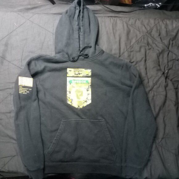NCAA × Nike Nike Oregon Ducks Service Salute Hoodie Sweatshirt Size US M / EU 48-50 / 2 - 2 Thumbnail