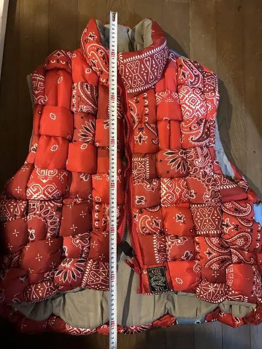 Kapital KAPITAL Bandana Transfer Nylon KEEL Weaving Vest Red 2 Size US M / EU 48-50 / 2 - 3 Thumbnail