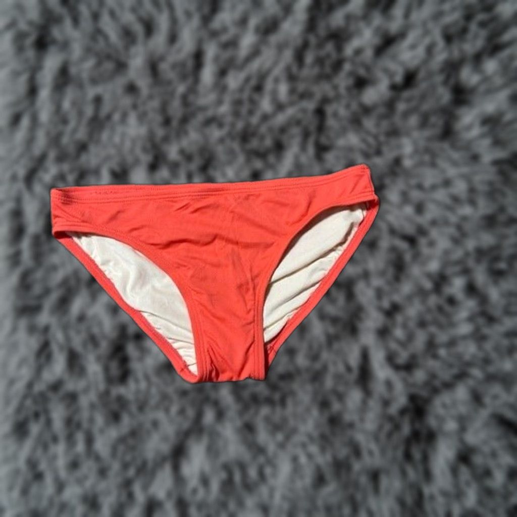 Michael Kors Michael Kors Bikini Bottom XS Bright Coral Retro 80s 90s Y2K Chic Swim Designer Women XS Solid Nylon Spandex Hand Wash Only Size 26" / US 2 / IT 38 - 1 Thumbnail