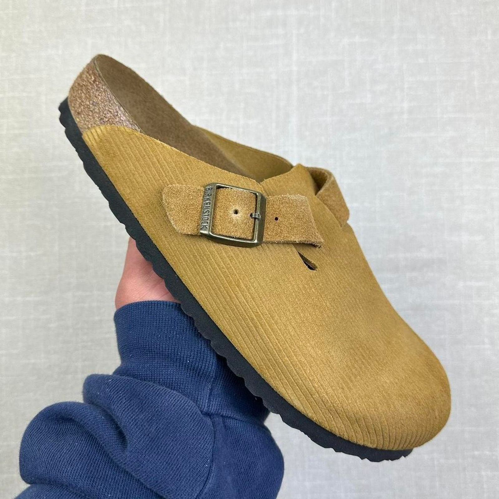 Birkenstock Birkenstock Boston "Brown Corduroy" Men 13 Size US 13 / EU 46 - 1 Thumbnail