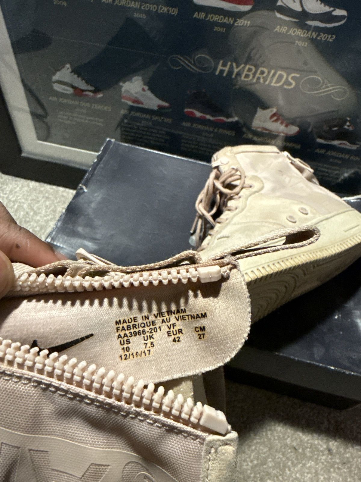 Nike Nike SF Air Force 1 Mid Particle Beige Size US 10 / IT 40 - 6 Thumbnail