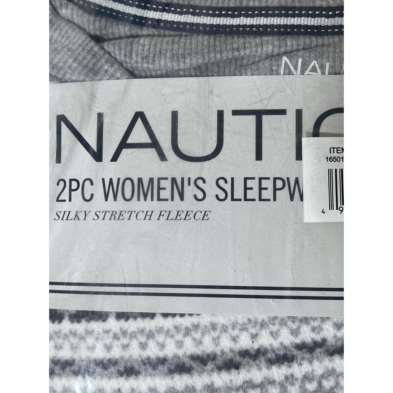 Nautica Nautica Women’s 2PC Fleece Pajama Set Gray Size 3XL NWT Size 3XL / US 20-22 - 3 Thumbnail
