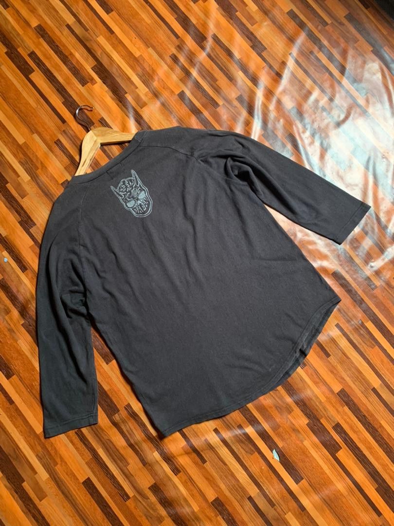 Japanese Brand e30 VINTAGE onigashima rock japan SUKAJAN SHIRT Size US L / EU 52-54 / 3 - 5 Thumbnail