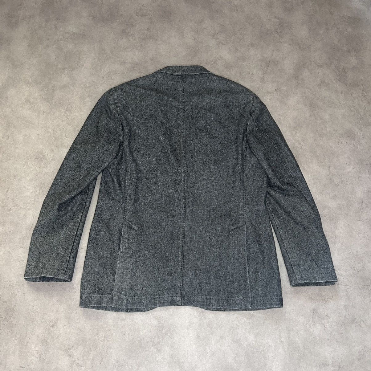 L.B.M. 1911 L.B.M.1911 Men’s Tailored Blazer Wool Gray/Blue Size:54R Size 54R - 2 Thumbnail