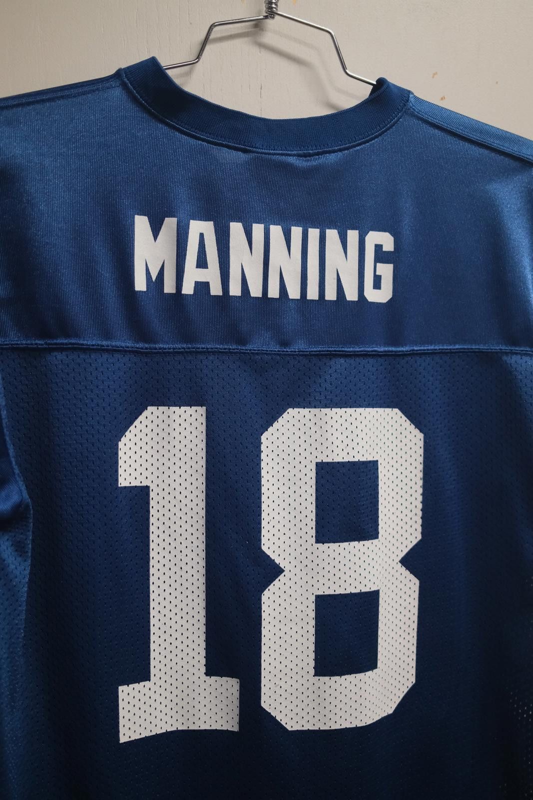 Reebok Reebok Indianapolis Colts Manning #18 Football Jersey Size ONE SIZE - 3 Thumbnail