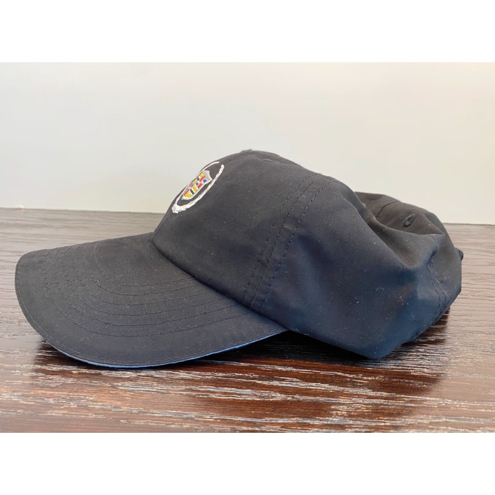 Vintage Cadillac Hat Mens One Size Black CTS Strapback Embroidered Cars Golf Hat Strapback Adjustable Lightweight Casual Golf Size ONE SIZE - 4 Thumbnail