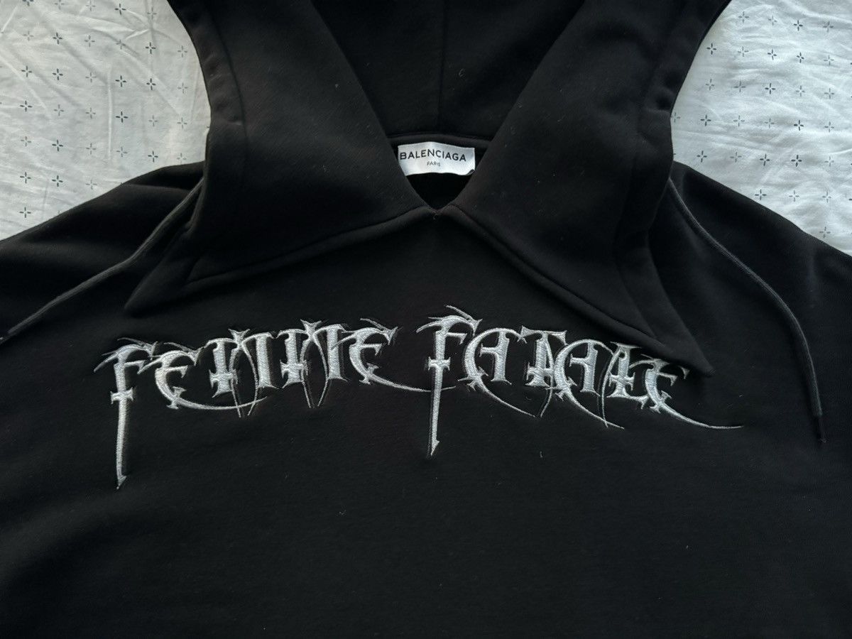 Balenciaga Balenciaga “Femme Fatale” Hoodie Size US M / EU 48-50 / 2 - 6 Thumbnail