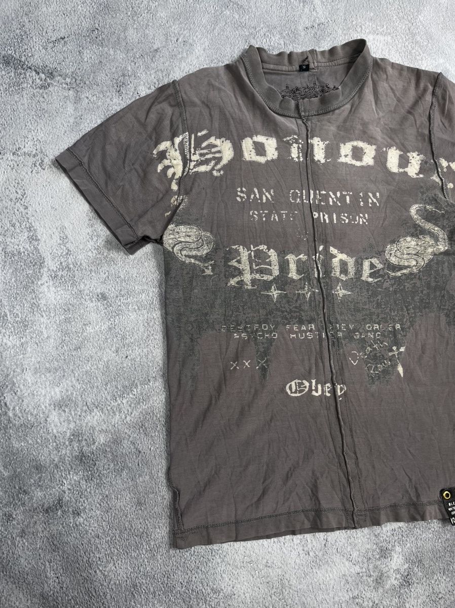 Japanese Brand × Vintage Vintage Y2K Japanese faded biglogo tee streetwear size S Size US S / EU 44-46 / 1 - 2 Thumbnail