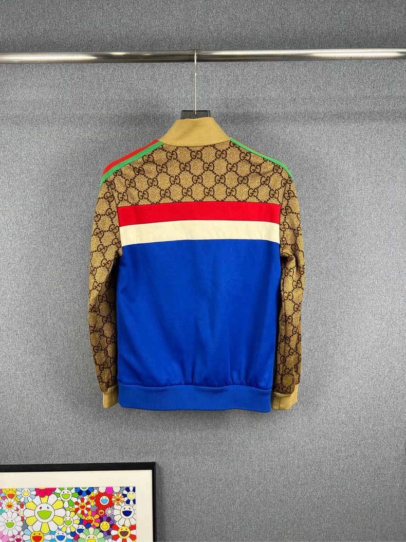 Gucci Gucci Old flower red and blue stitching jacket 2503-Nextarr Size US XS / EU 42 / 0 - 2 Thumbnail