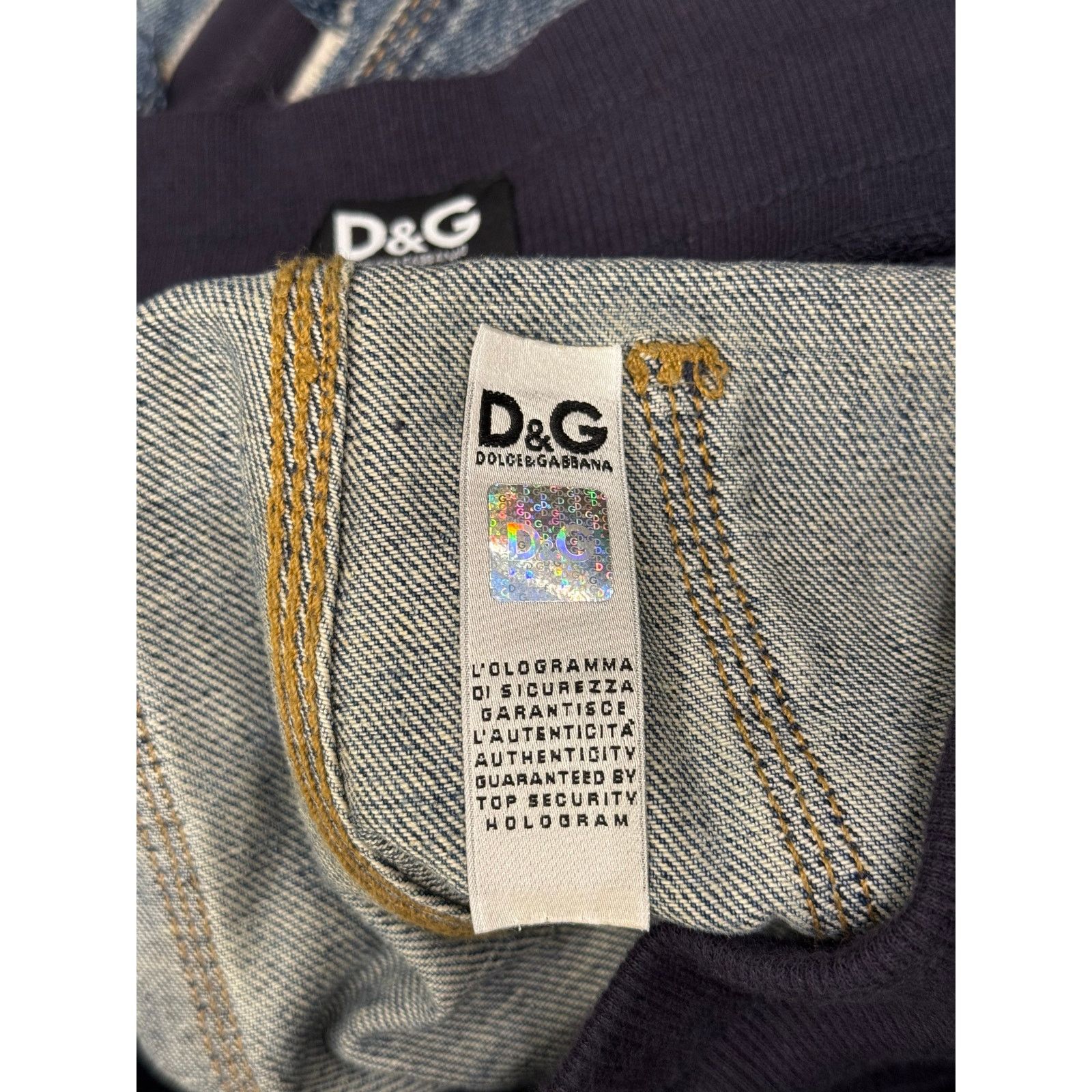 Dolce & Gabbana 2000s Dolce & Gabbana hybrid denim sweatpants Size US 32 / EU 48 - 9 Thumbnail