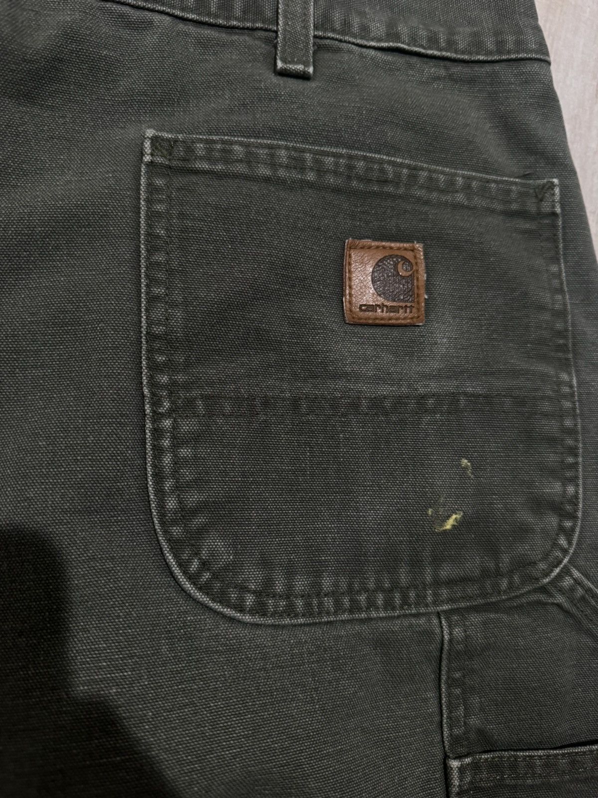 Carhartt Olive Green Vintage Carhartt Flannel Lined Work Pants Size US 36 / EU 52 - 4 Thumbnail