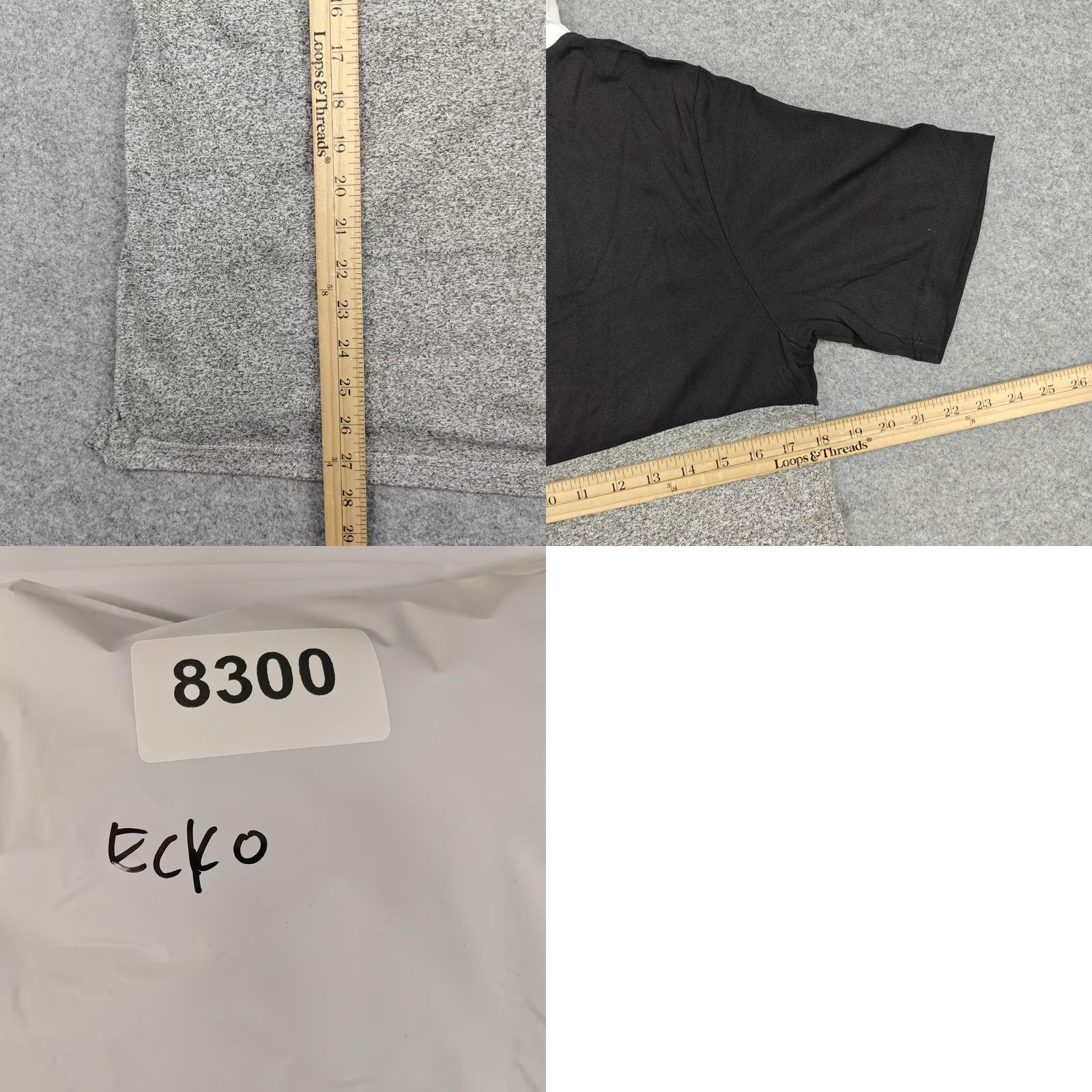 Ecko Unltd. Ecko Unltd Hooded Shirt Mens Small Grey Marled Rhino Graphic Tee Colorblock New Size US S / EU 44-46 / 1 - 8 Thumbnail
