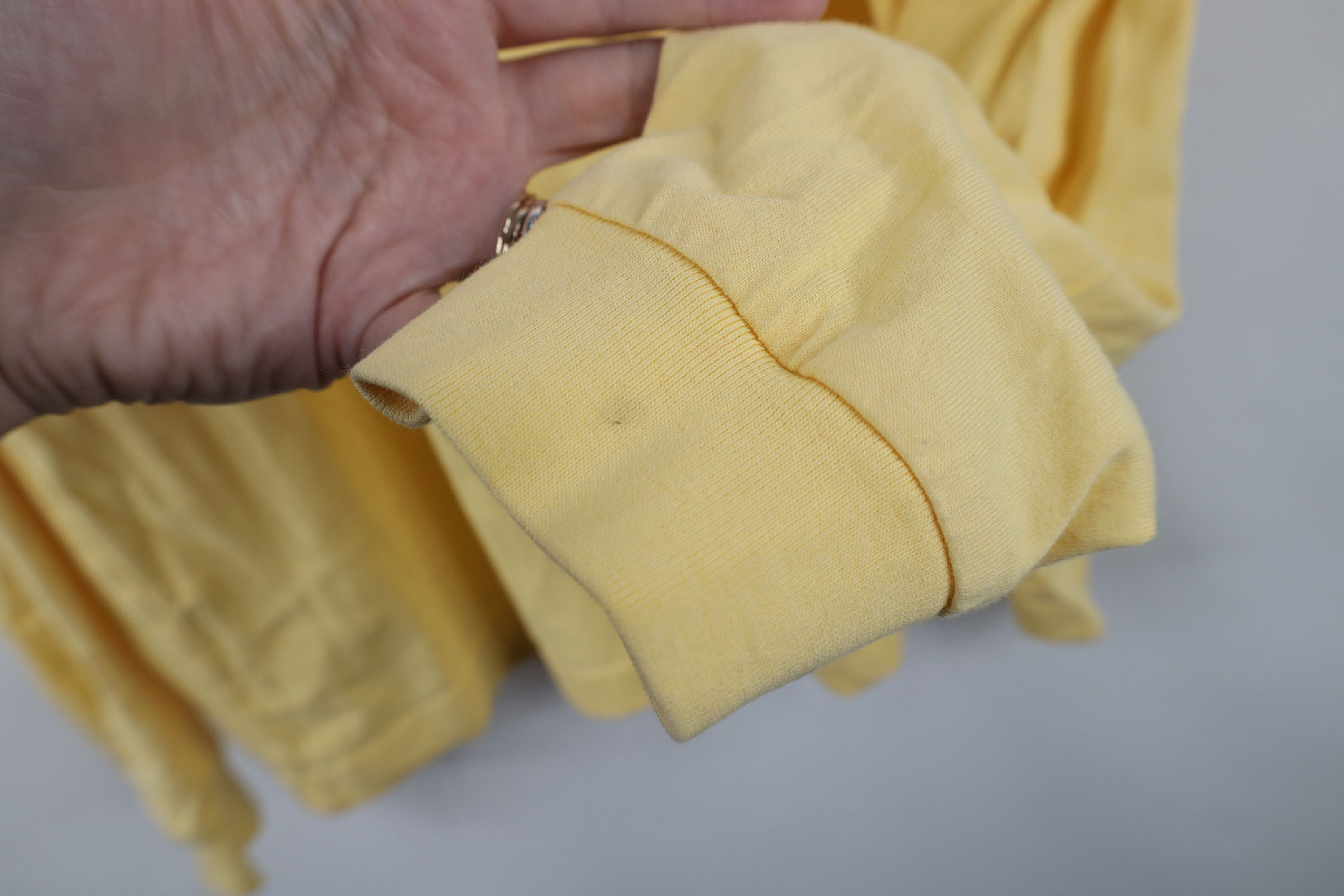 Brooks Brothers Vintage Brooks Brothers Knit Long Sleeve Rugby Polo Yellow Size US L / EU 52-54 / 3 - 8 Thumbnail