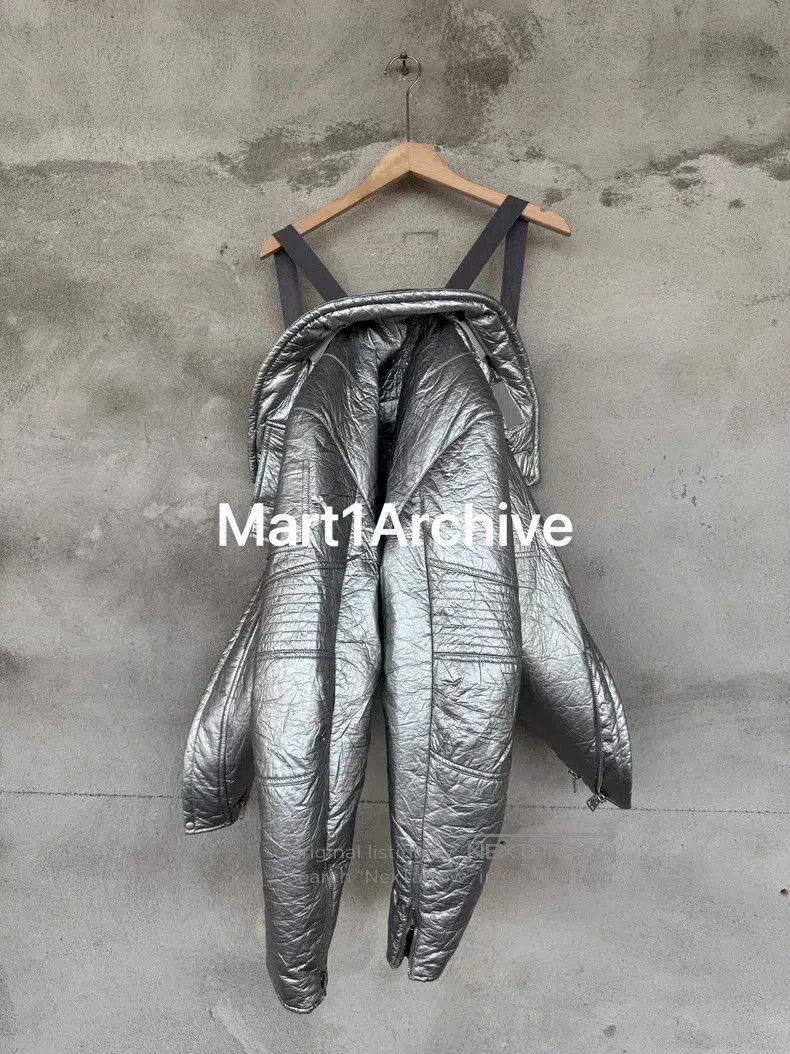 Helmut Lang HELMUT LANG Shiny Silver Space Series Jacket Size US M / EU 48-50 / 2 - 6 Thumbnail