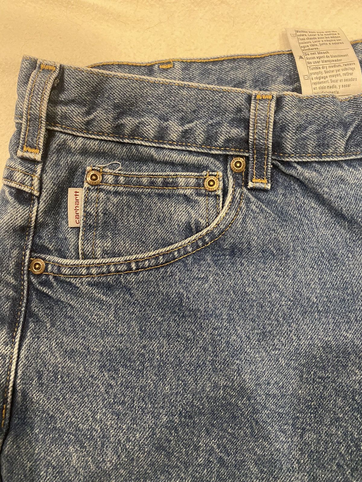 Carhartt Vintage Carhartt Blue Jeans 38 x 32 Relaxed Fit Size US 38 / EU 54 - 9 Thumbnail