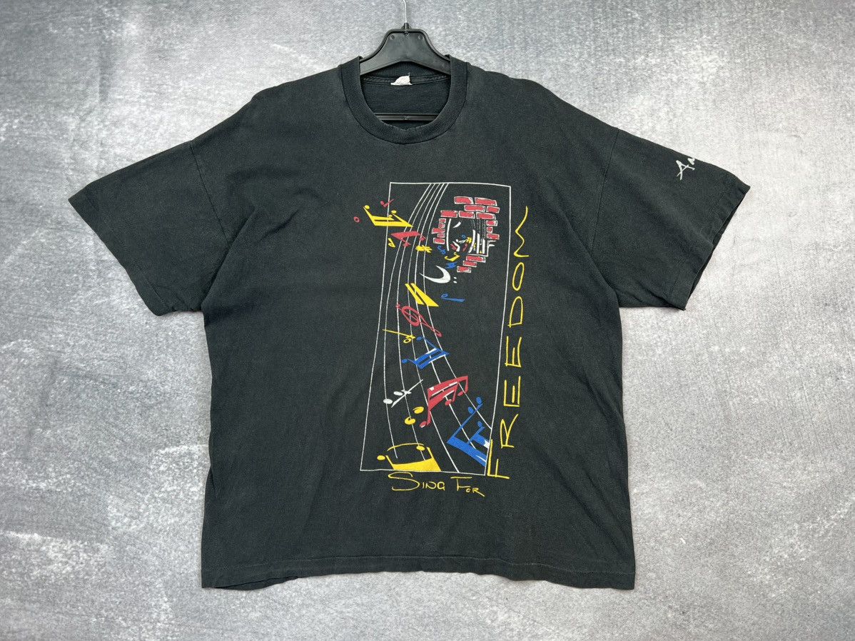 Vintage Very vintage 90’s art mechanise single stitch T-shirt Size US L / EU 52-54 / 3 - 1 Thumbnail