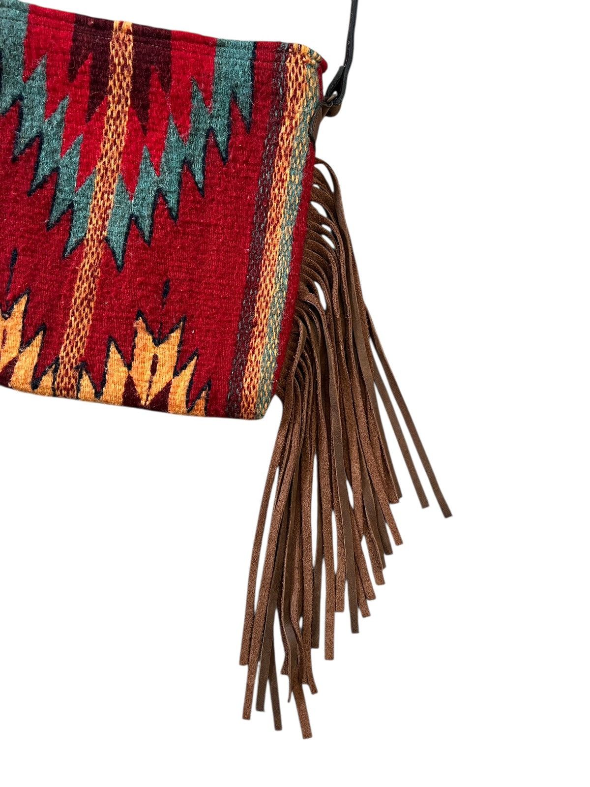Vintage Manos Zapotecas Handmade Fringe Bag Size ONE SIZE - 5 Thumbnail