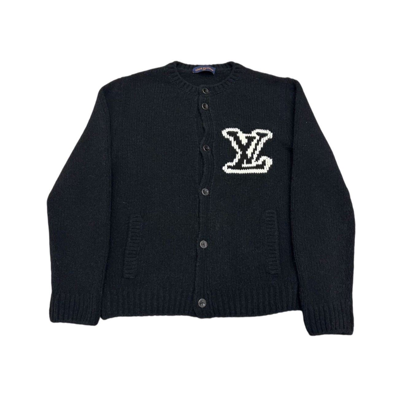 Louis Vuitton Louis Vuitton 2026 Black Wool Cardigan Size US XL / EU 56 / 4 - 1 Thumbnail