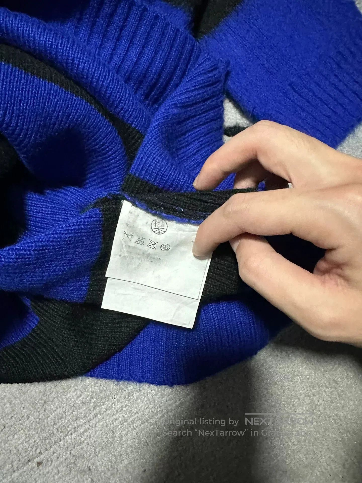 Junya Watanabe Junya Watanabe Blue Striped Sweater. Size US S / EU 44-46 / 1 - 3 Thumbnail