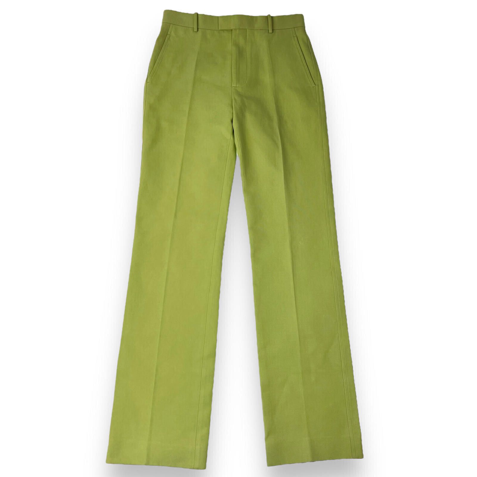 Bottega Veneta Bottega Veneta Salon 01 Green Trousers Size 28" / US 6 / IT 42 - 2 Thumbnail