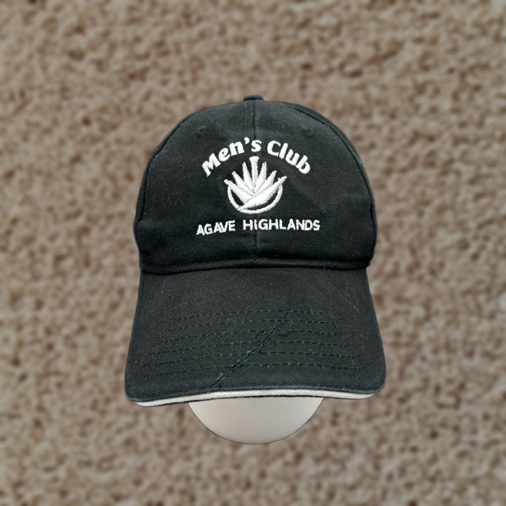 Vintage Outdoor Cap Hat Cap Strap Back One Size Adult Black 100% Cotton Golf Logo Outdoors Golf Course Men Size ONE SIZE - 1 Thumbnail