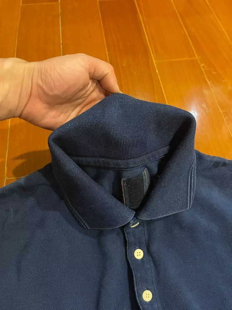 Visvim Visvim Visvim ICT Jumbo Weller Polo Shirt Indigo Blue-2506 Size US S / EU 44-46 / 1 - 3 Thumbnail