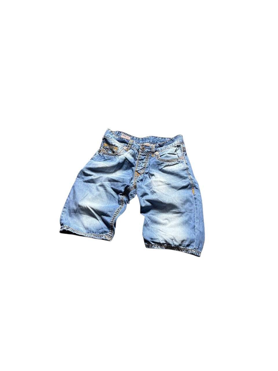 True Religion True Religion Billy Super T Denim Shorts sz W33 made in USA Size US 33 - 1 Thumbnail
