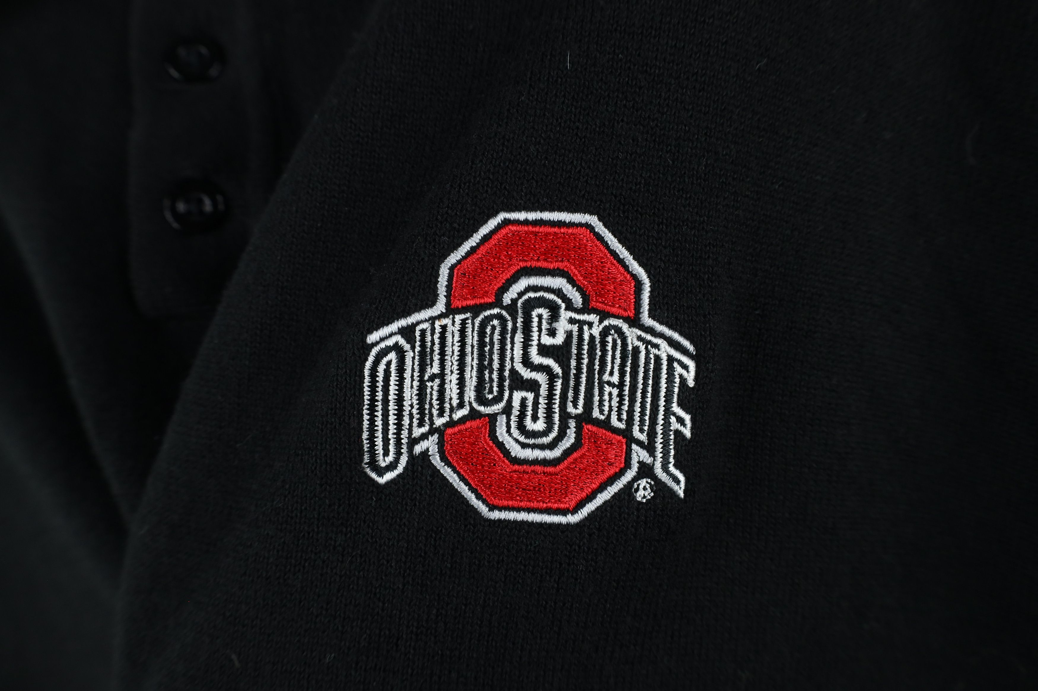 Vintage Vintage 90s State University Collared Knit Pullover Sweater Size US L / EU 52-54 / 3 - 4 Thumbnail