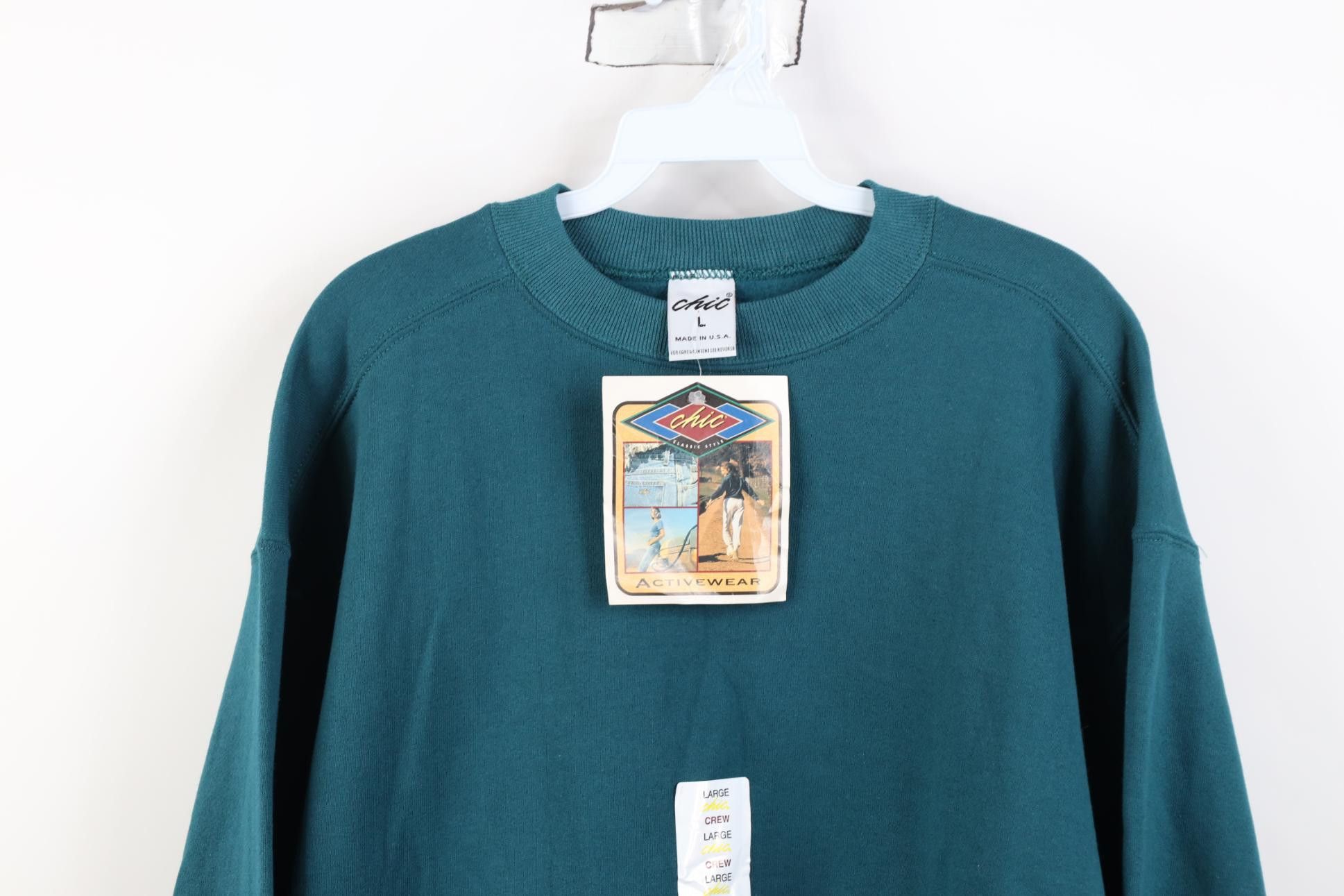 Vintage Deadstock Vintage 90s Streetwear Crewneck Sweatshirt USA Size L / US 10 / IT 46 - 2 Thumbnail