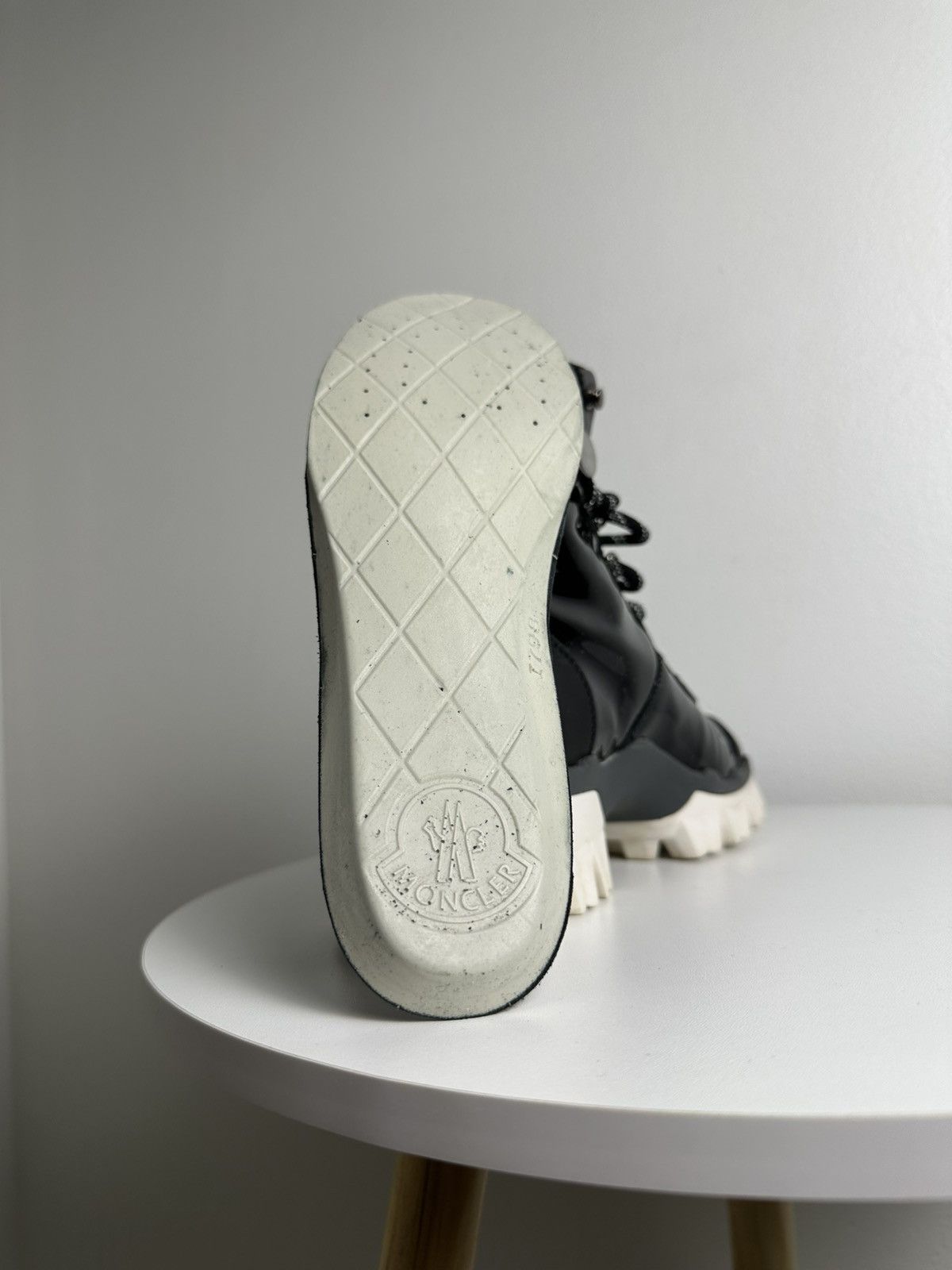 Moncler Moncler Patent Leather Helis Lace Up Boots Size US 6 / IT 36 - 10 Thumbnail