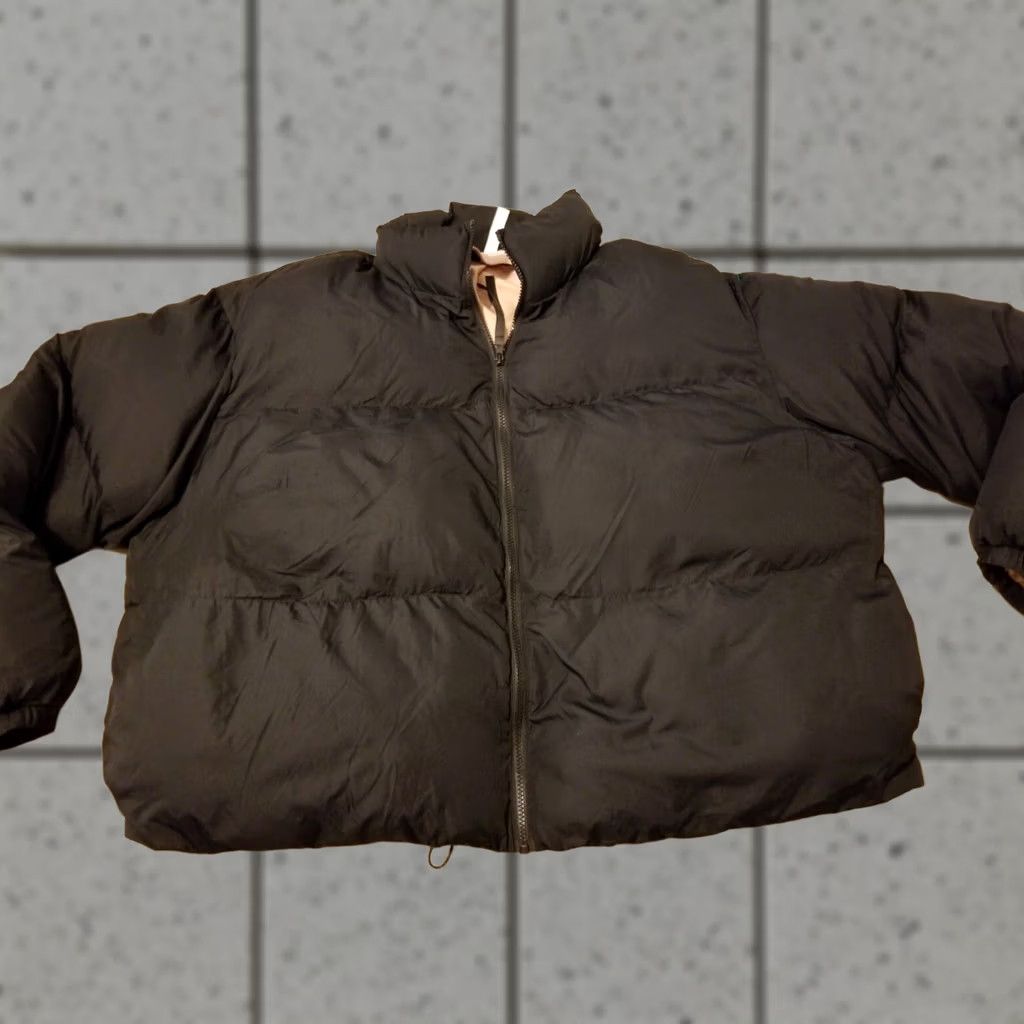 Fabletics Fabletics Down Crop Jacket 3X Black Puffer Coat Womens Size XXL / US 16-18 / IT 52-54 - 1 Thumbnail