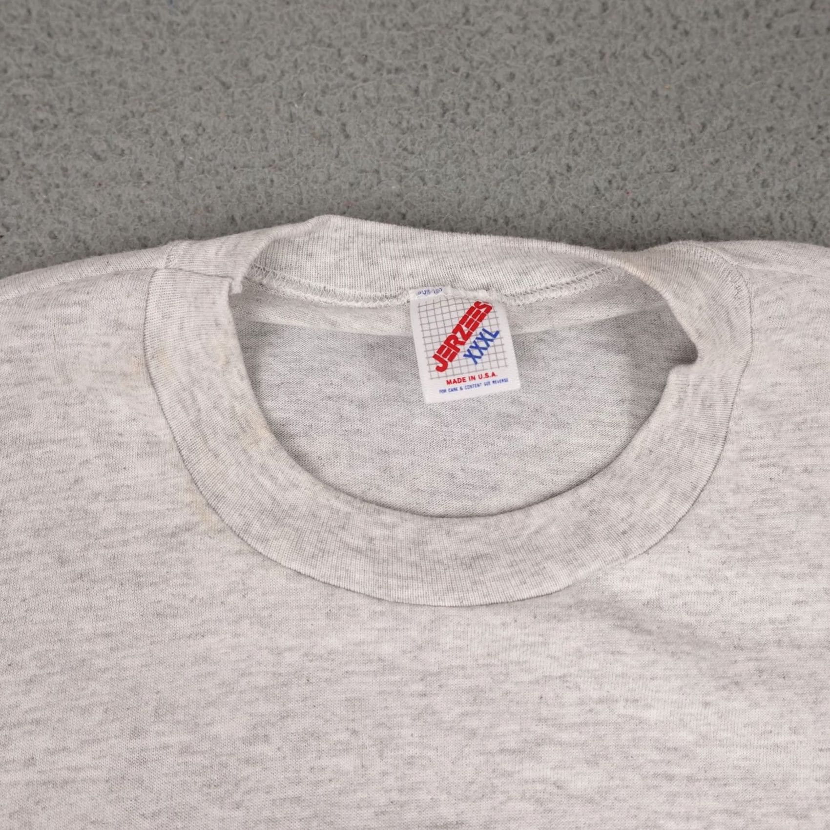 Jerzees VINTAGE Nike Shirt Mens 3XL Gray Greater Peace Baptist Church Dove JERZEES 90s Size US XXL / EU 58 / 5 - 5 Thumbnail