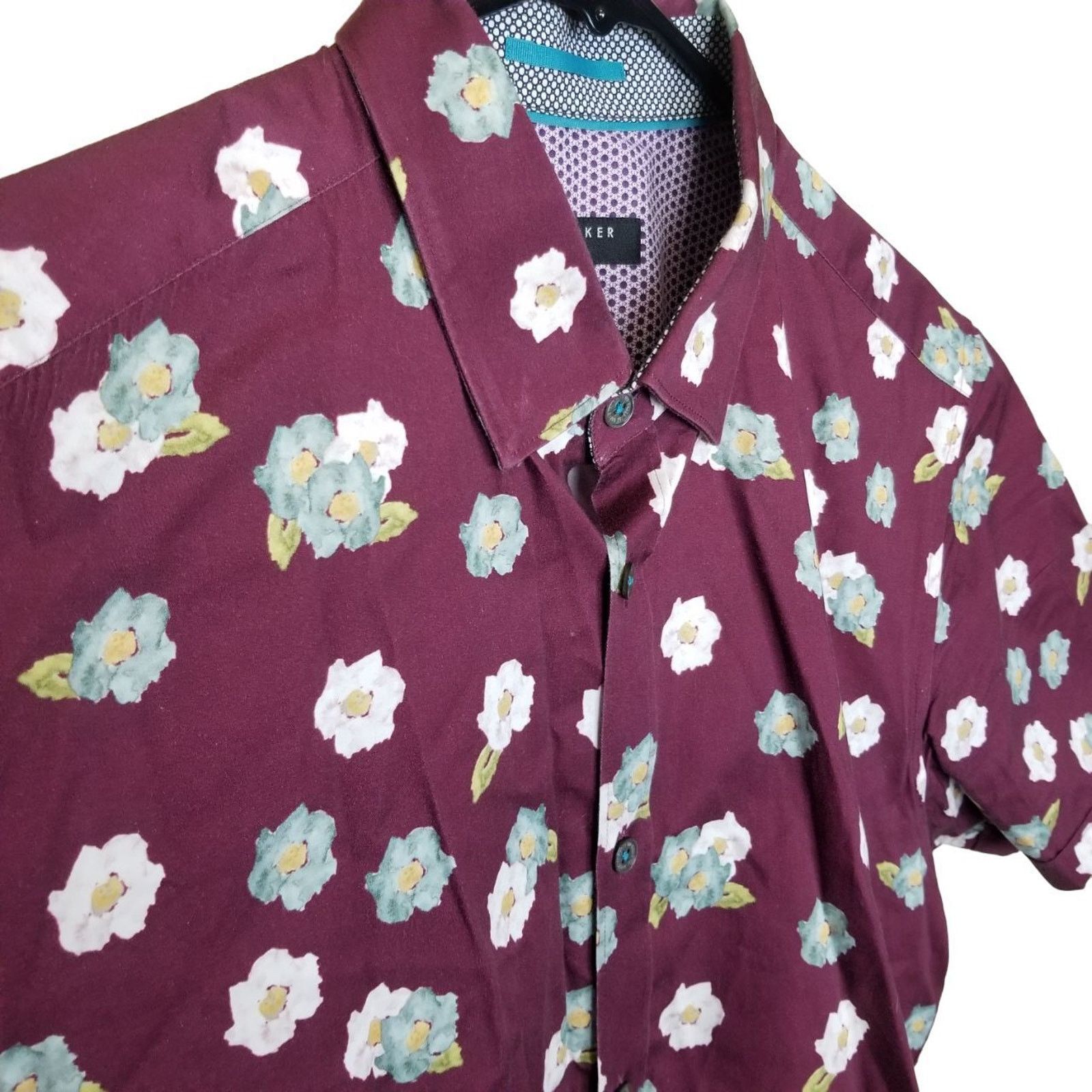 Ted Baker Ted Baker Mens Floral Shirt Size 4 Large Preppy Classic Size US L / EU 52-54 / 3 - 5 Thumbnail