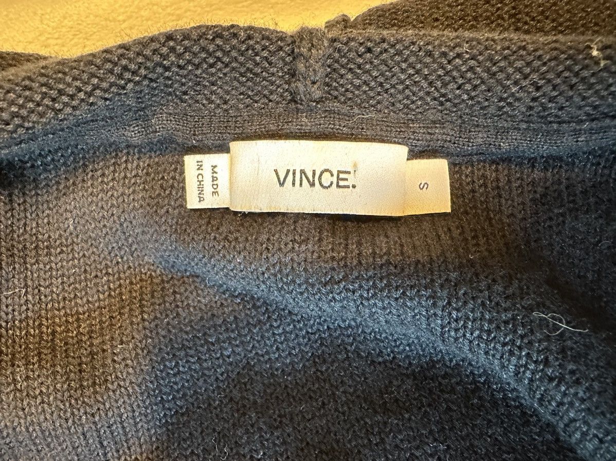 Vince Vince Long Open Cardigan Black White Stripe Cotton Size S Size S / US 4 / IT 40 - 2 Thumbnail