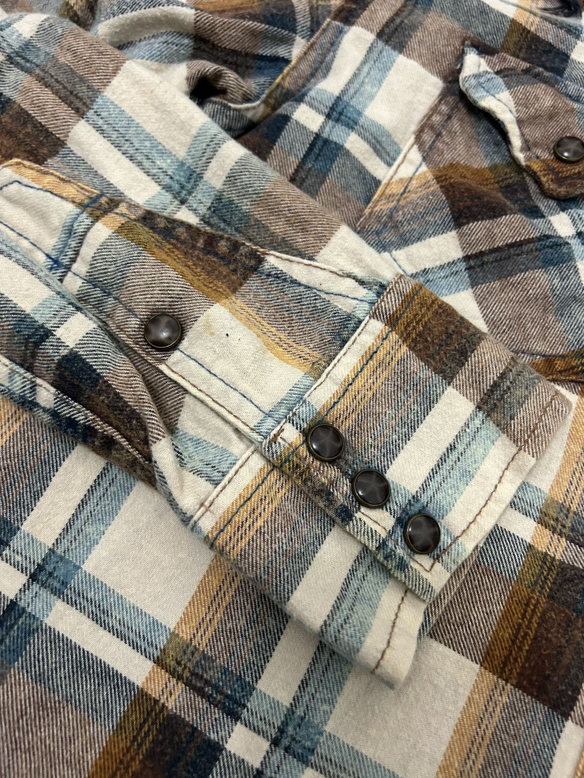 GOA Goa Japan Flannel Western Button Shirt Size US M / EU 48-50 / 2 - 8 Thumbnail