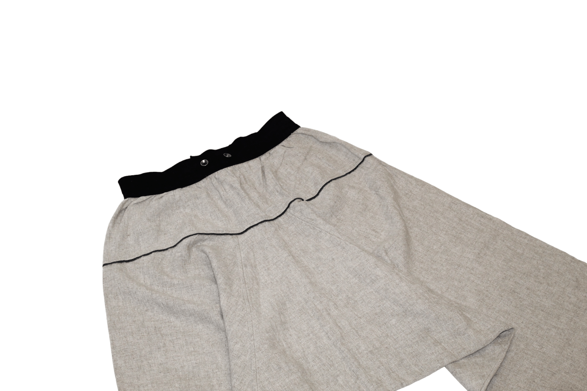 Japanese Brand Gingersnap Bali 100% Linen Elastic Waist Drop Crotch Pant Size US 32 / EU 48 - 11 Thumbnail