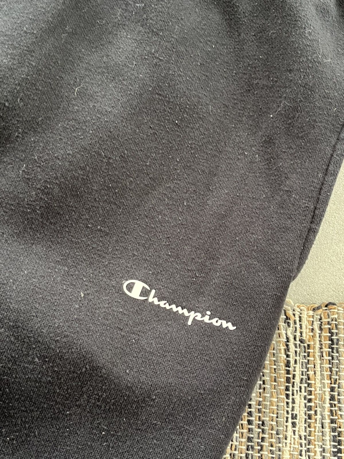 Champion Vintage Champion Fleece Track Pants Black Basic Sweatpants Size US 38 / EU 54 - 10 Thumbnail