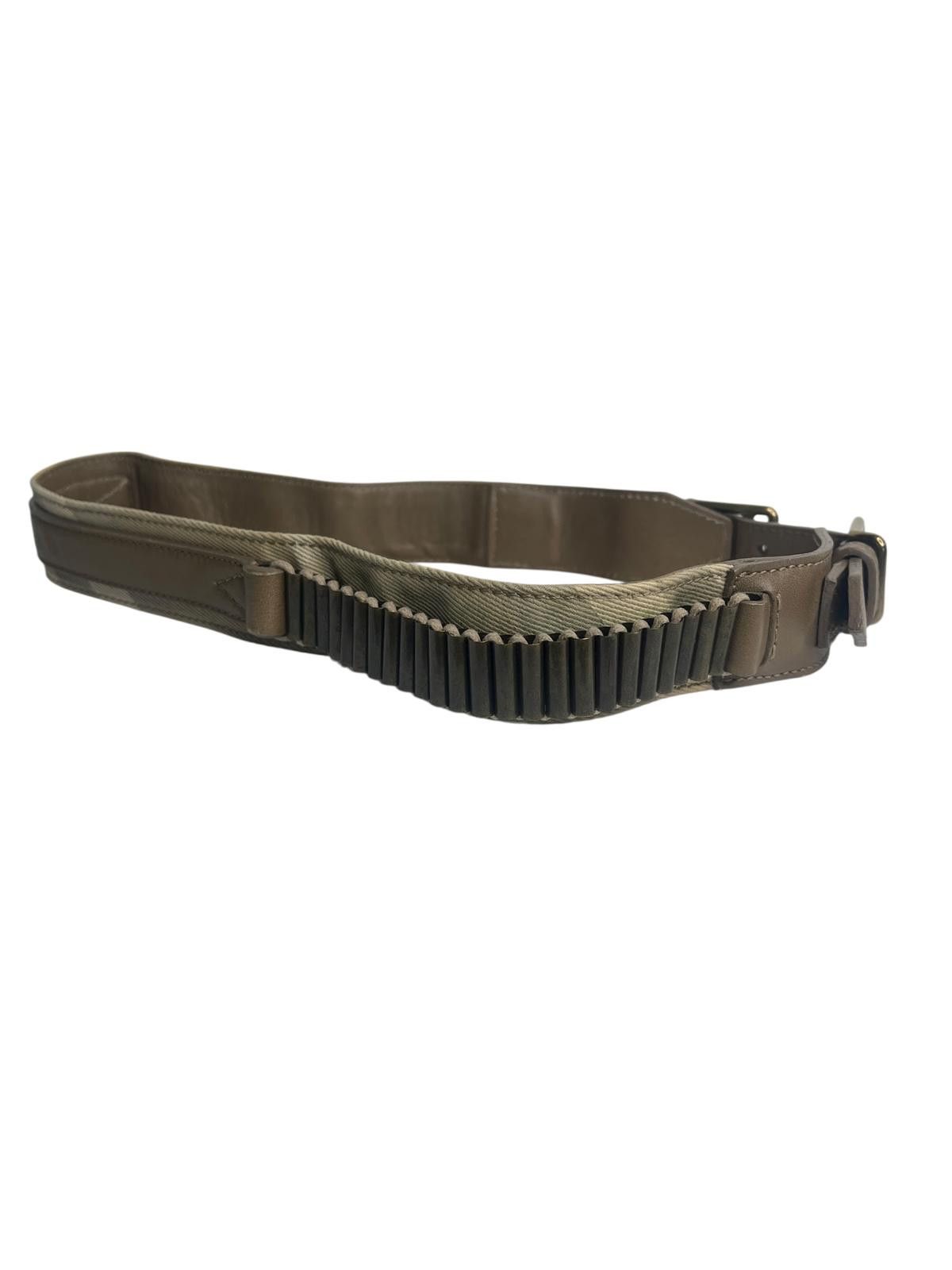 Burberry Vintage Burberry Leather Cartridge Double Buckle Ammo Belt Size ONE SIZE - 5 Thumbnail
