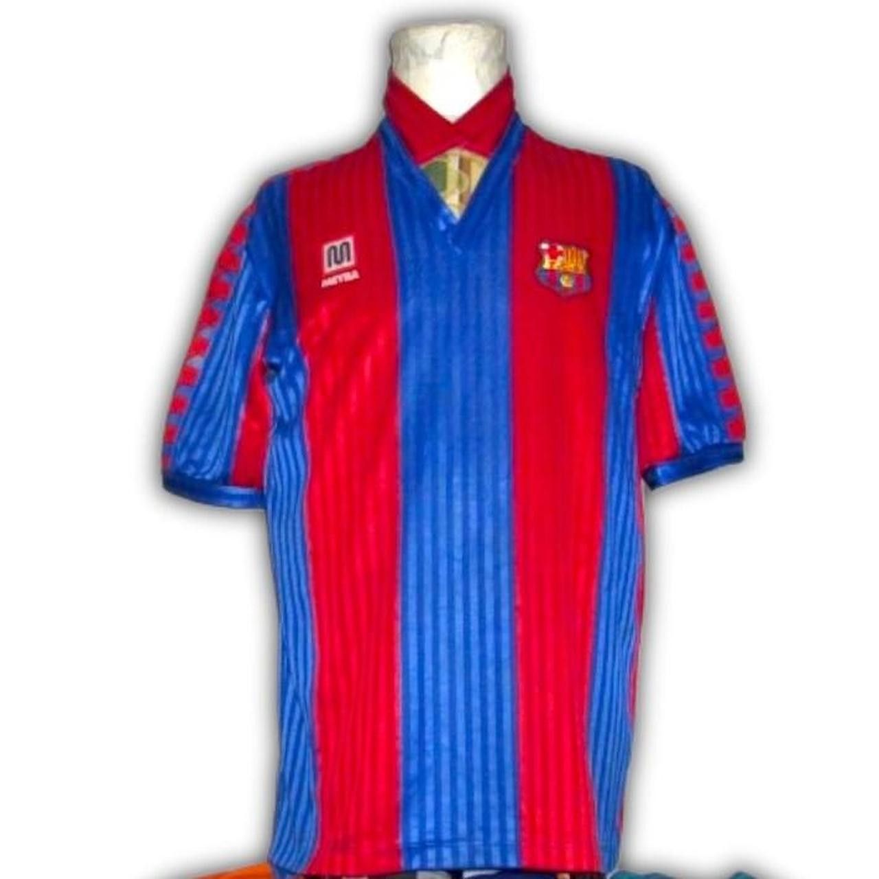 Other Match Worn Fc Barcelona 1989 1990 1991 1992 maillot fcb Size US XL / EU 56 / 4 - 4 Thumbnail