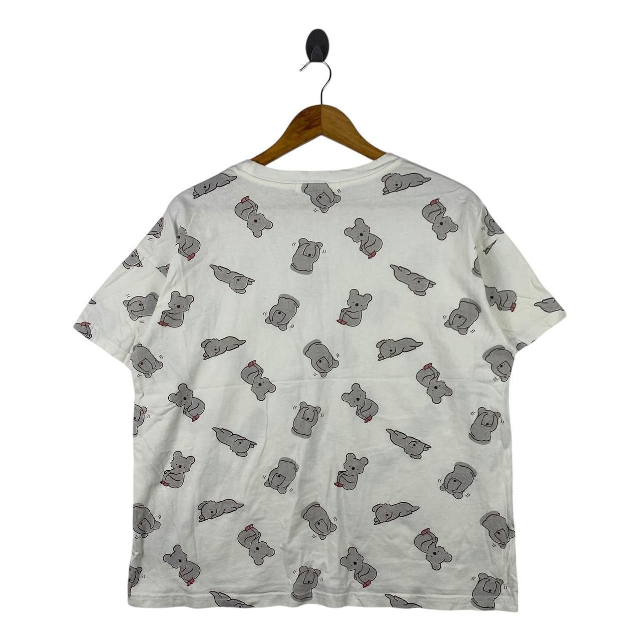 Other KOALA DIARY CARTOON All Over Print AOP Tee Shirt Top Size L / US 10 / IT 46 - 3 Thumbnail