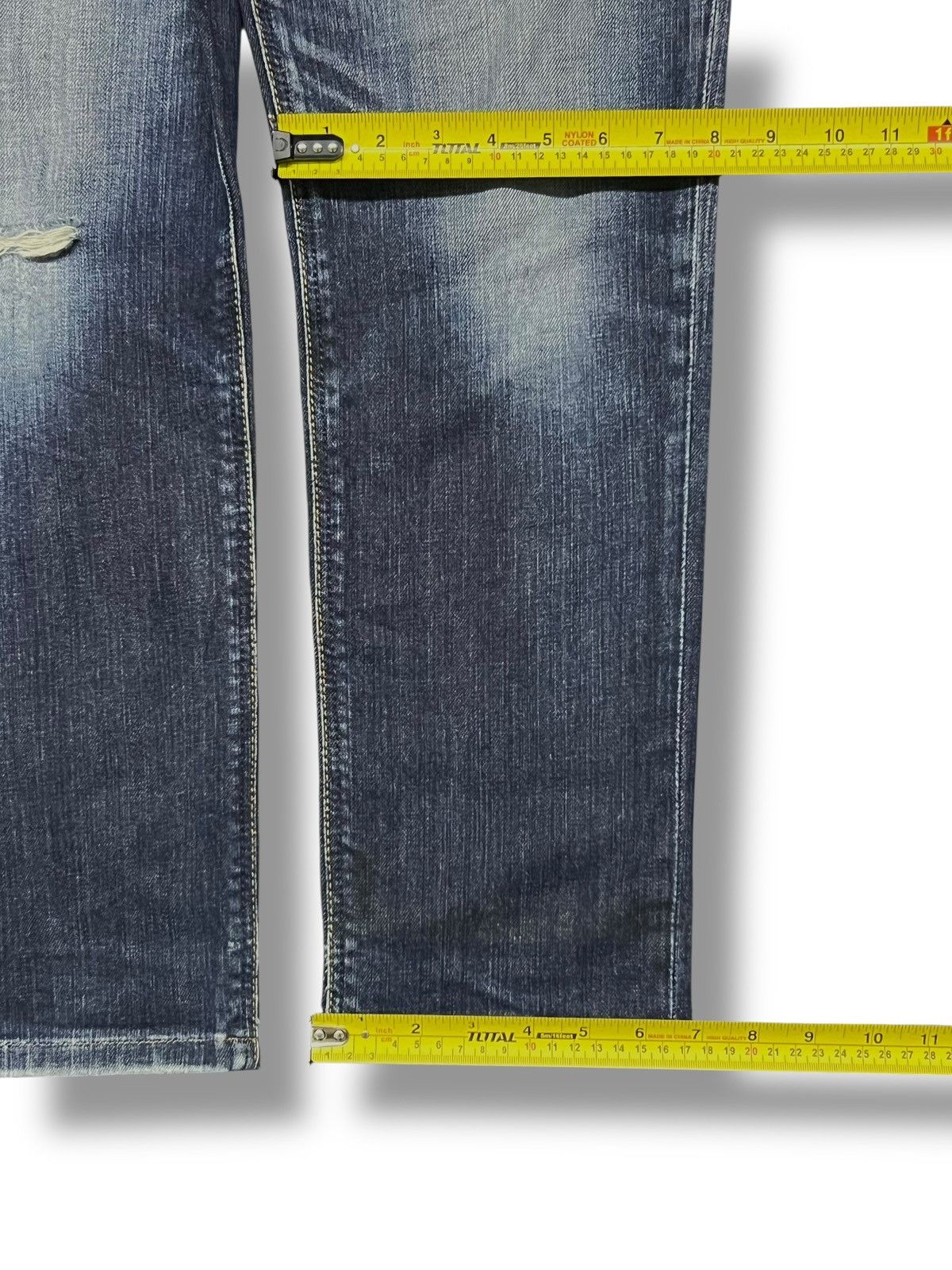 Edwin Vintage Edwin 503 Japan - Faded Wash, Distressed Denim Size US 31 - 18 Thumbnail