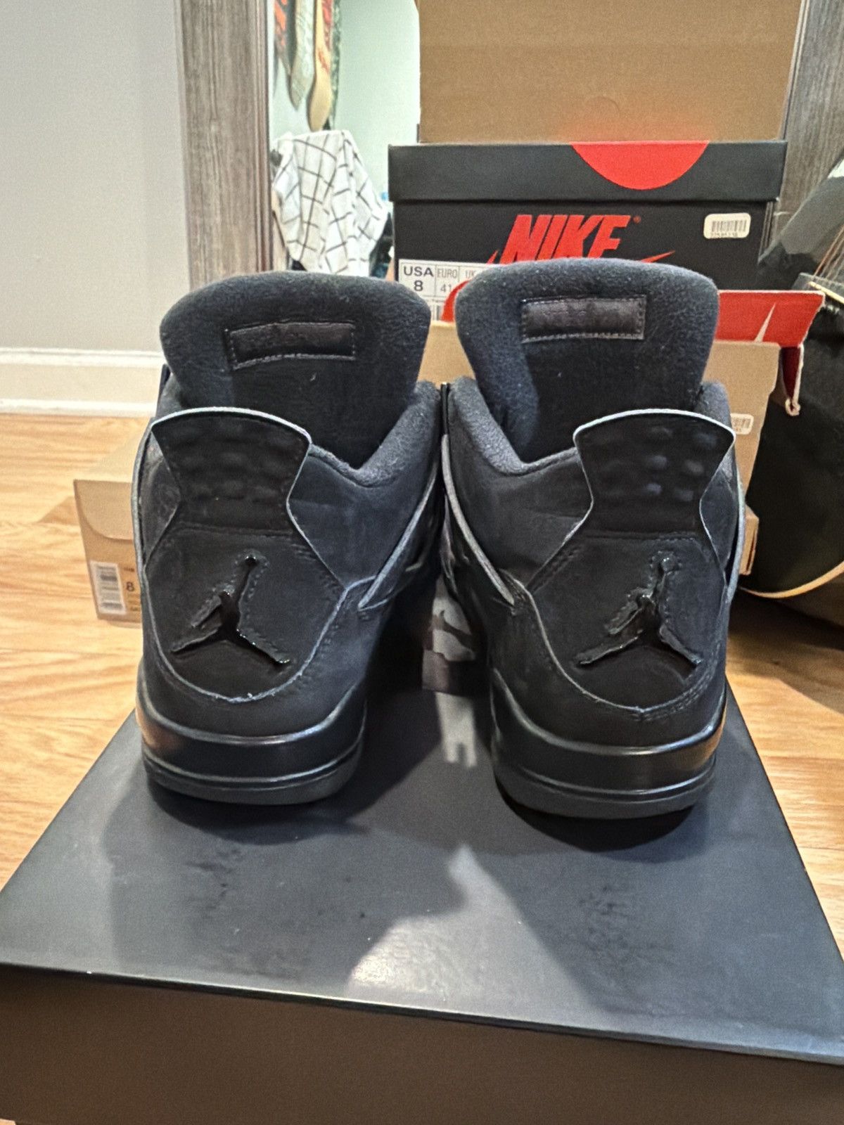 Nike Air Jordan 4 Retro 'Black Cat' 2020 Size US 8 / EU 41 - 4 Thumbnail