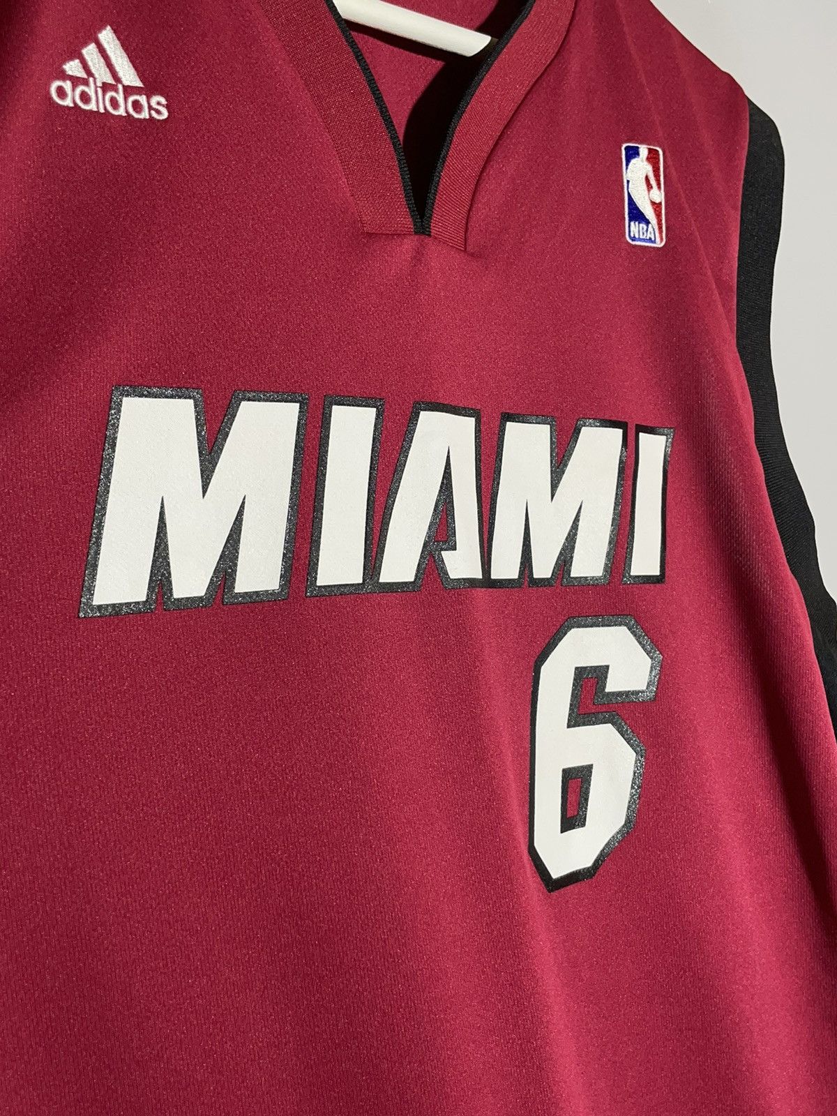 Adidas × NBA #6 James Miami Heat Y2k Streetwear NBA Basketball Jersey Size US S / EU 44-46 / 1 - 6 Thumbnail