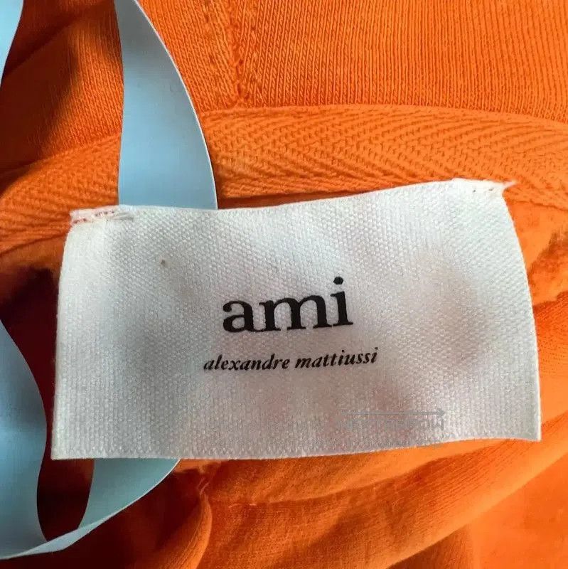 AMI AMI Orange Cotton Women's Hoodie . Size M / US 6-8 / IT 42-44 - 3 Thumbnail
