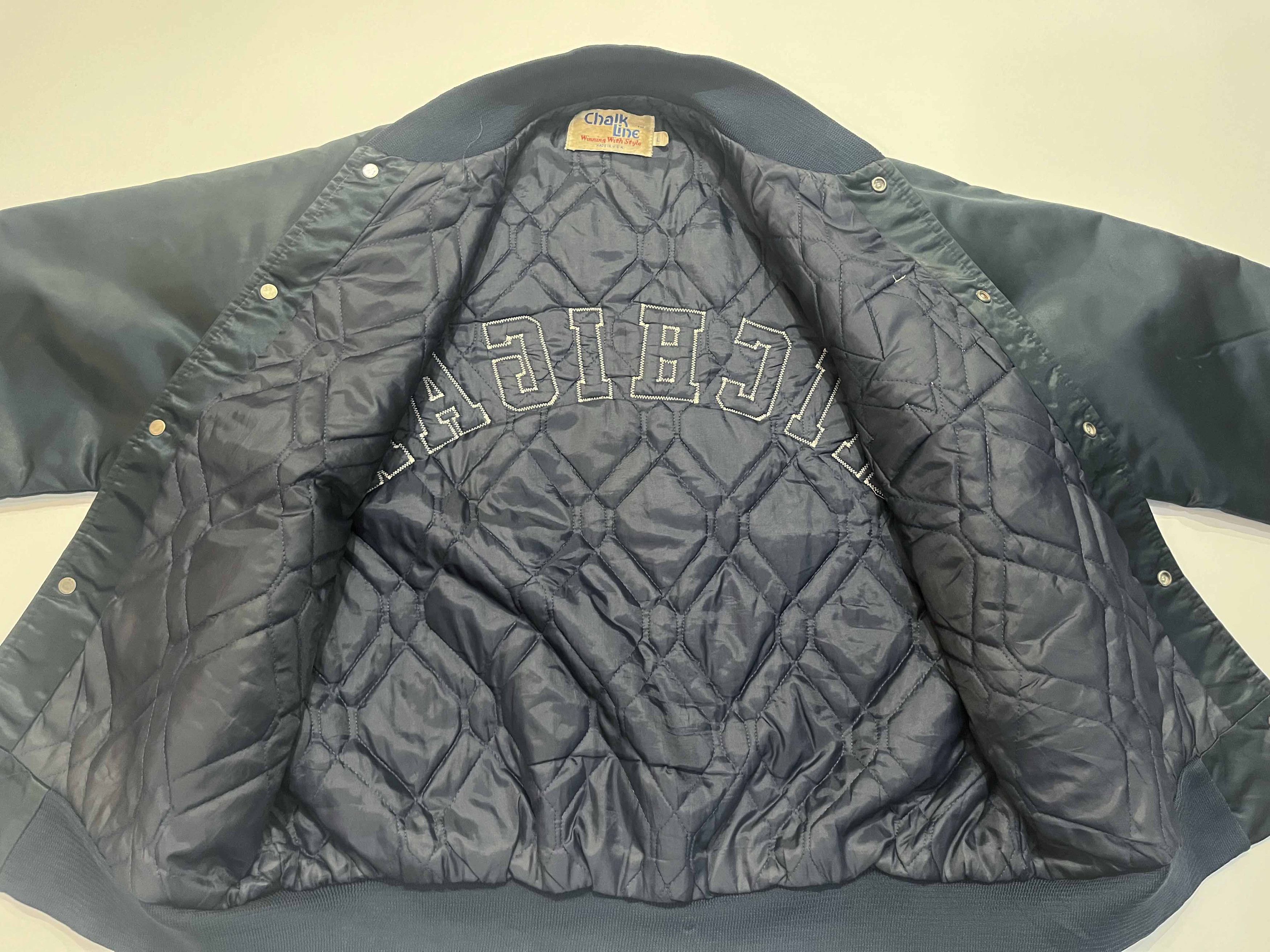 Chalk Line Vintage Chalk Line Michigan Wolverines NCAA Bomber Jacket Size US L / EU 52-54 / 3 - 8 Thumbnail